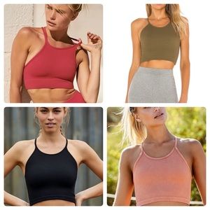 Free People Movement Happiness Runs Crop Tops